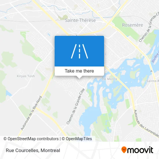 Rue Courcelles map