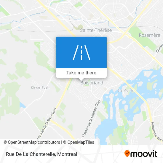 Rue De La Chanterelle map