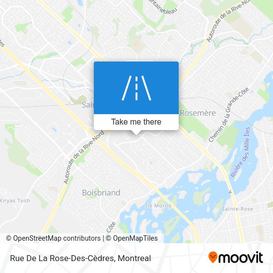 Rue De La Rose-Des-Cèdres map