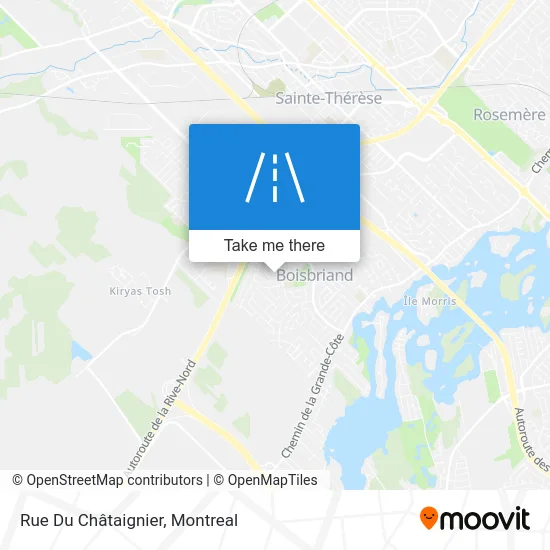 Rue Du Châtaignier map