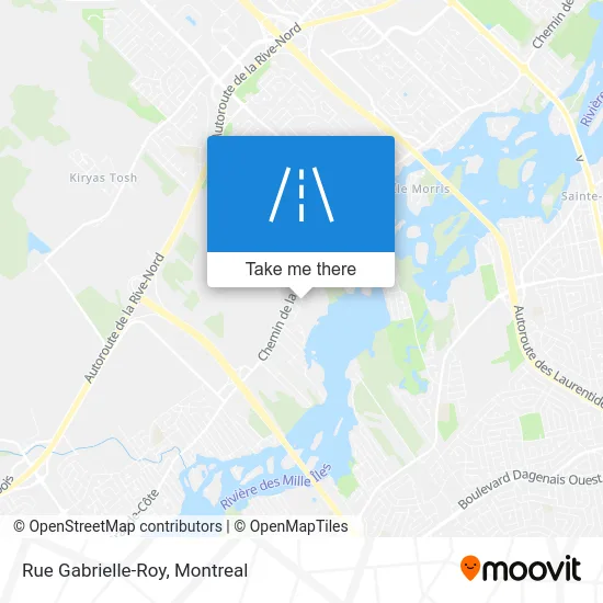 Rue Gabrielle-Roy map