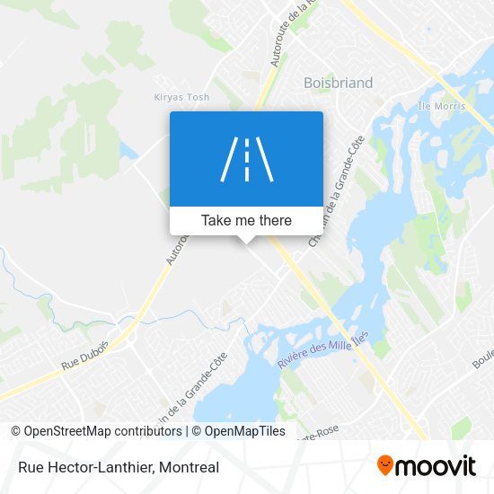 Rue Hector-Lanthier map