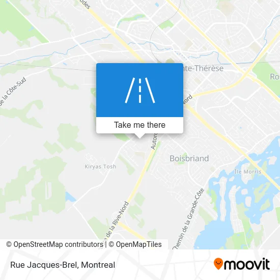Rue Jacques-Brel map