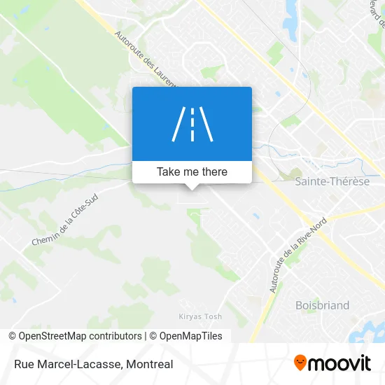 Rue Marcel-Lacasse map