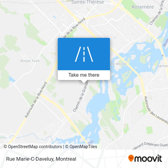 Rue Marie-C-Daveluy map