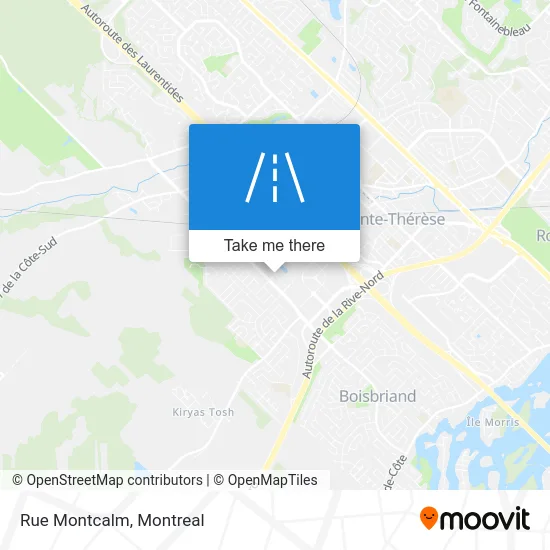 Rue Montcalm map