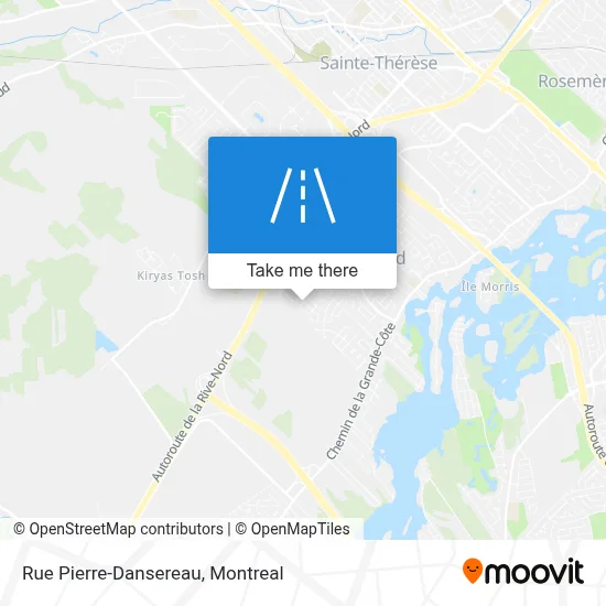 Rue Pierre-Dansereau map