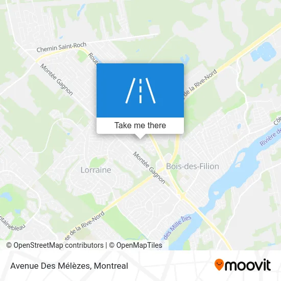 Avenue Des Mélèzes map