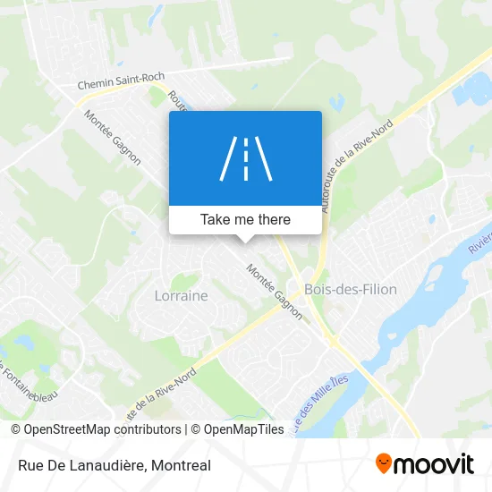 Rue De Lanaudière map