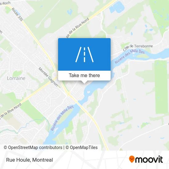 Rue Houle map
