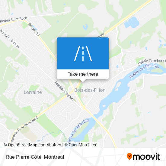 Rue Pierre-Côté map