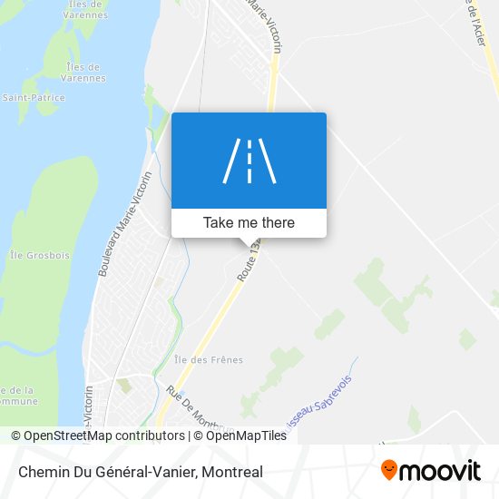 Chemin Du Général-Vanier map