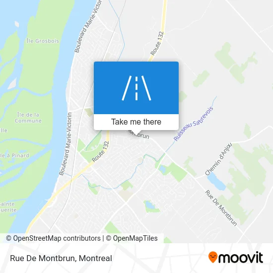Rue De Montbrun map
