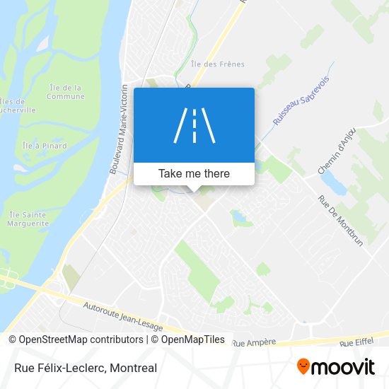Rue Félix-Leclerc map