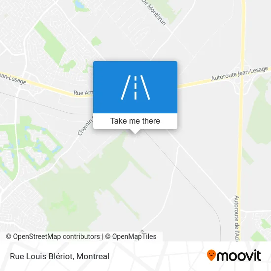 Rue Louis Blériot map