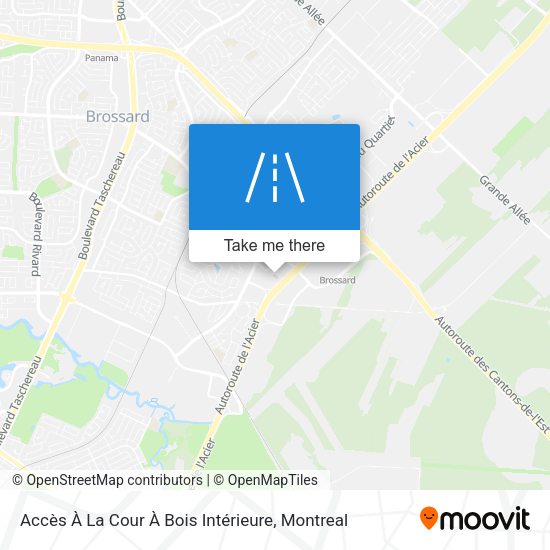 Accès À La Cour À Bois Intérieure map