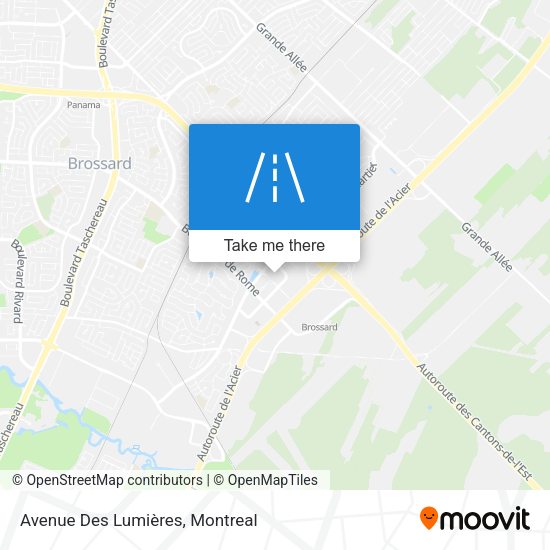 Avenue Des Lumières map
