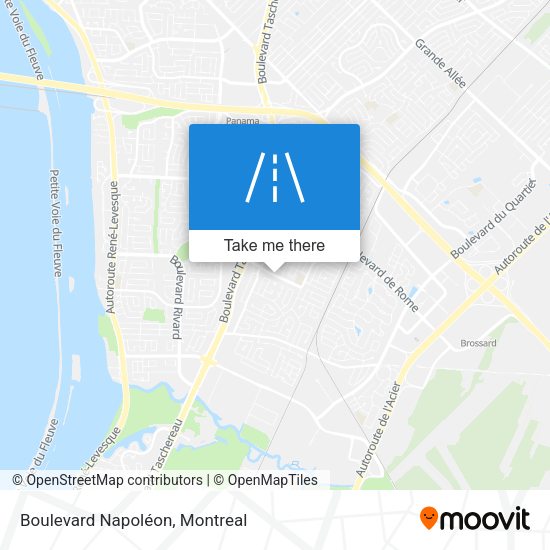 Boulevard Napoléon map