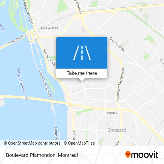 Boulevard Plamondon map