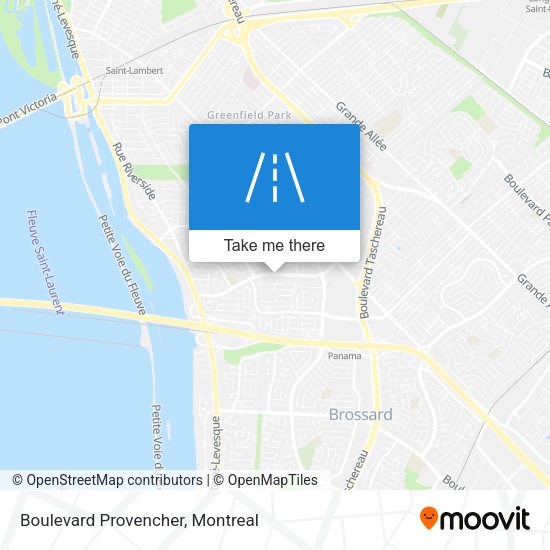 Boulevard Provencher map