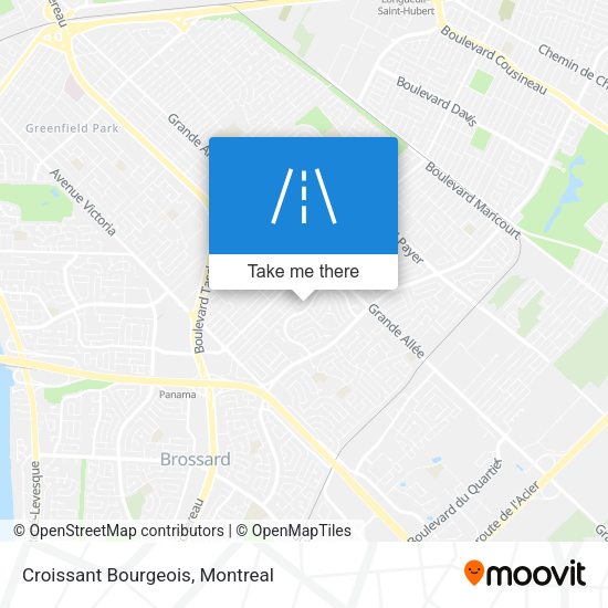 Croissant Bourgeois map