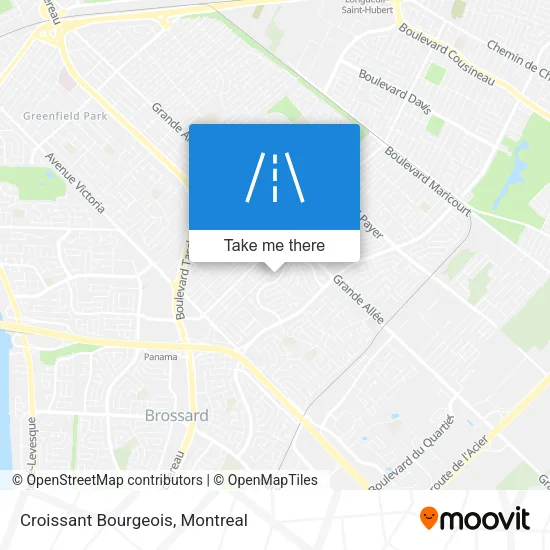 Croissant Bourgeois map