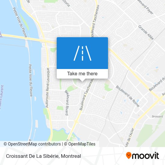 Croissant De La Sibérie map
