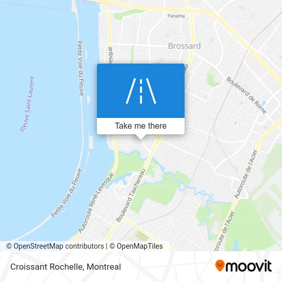 Croissant Rochelle map