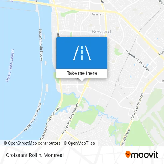 Croissant Rollin map