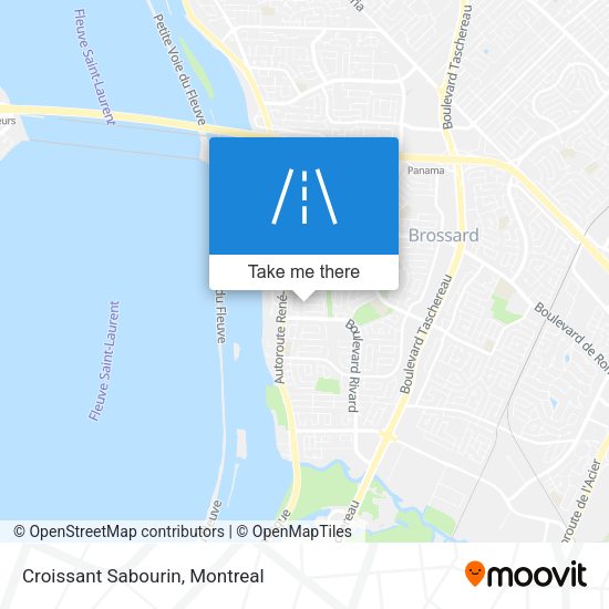 Croissant Sabourin map