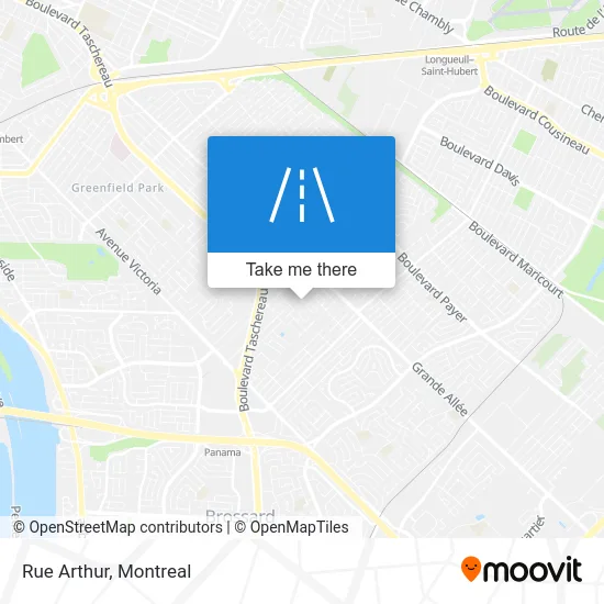 Rue Arthur map