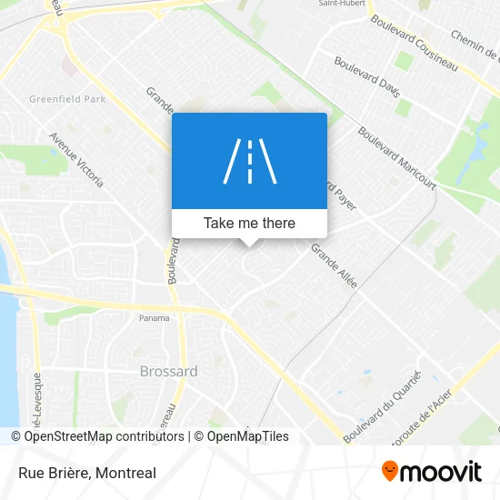 Rue Brière map