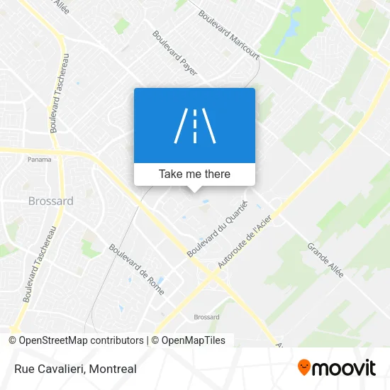 Rue Cavalieri map