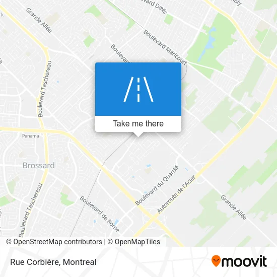 Rue Corbière map