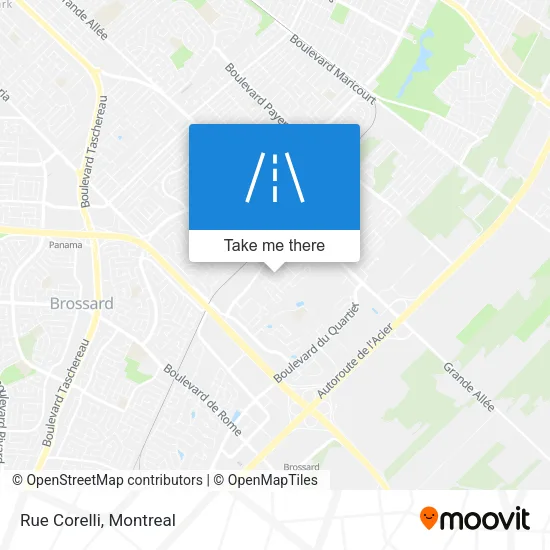 Rue Corelli map