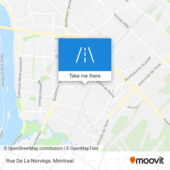 Rue De La Norvège map