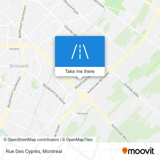 Rue Des Cyprès map
