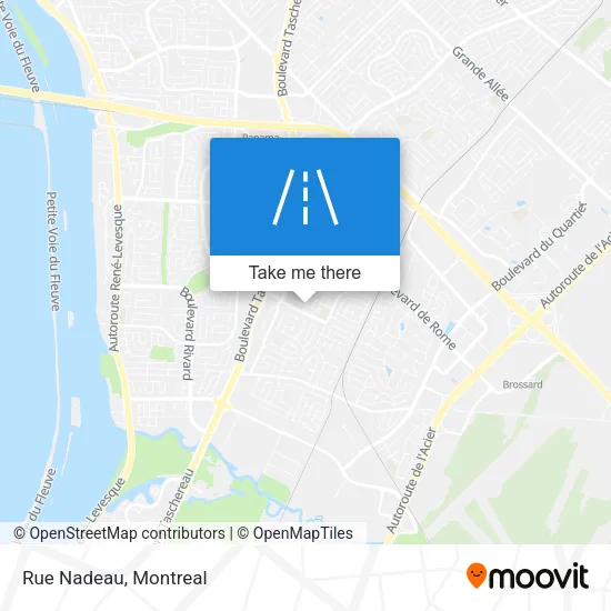 Rue Nadeau map