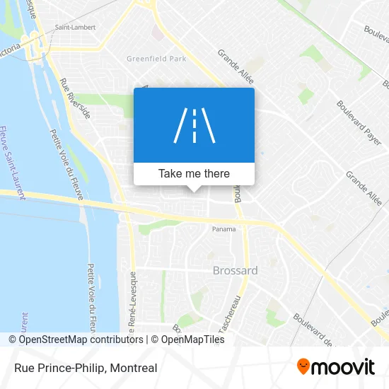 Rue Prince-Philip map