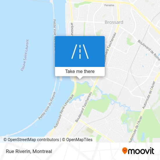 Rue Riverin map