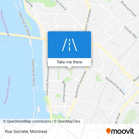 Rue Socrate map