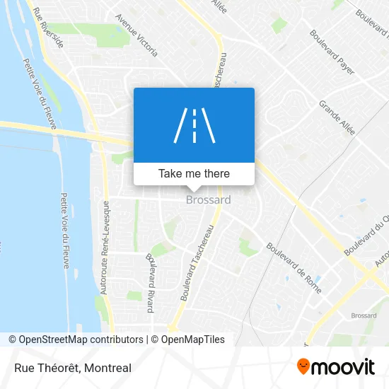Rue Théorêt map