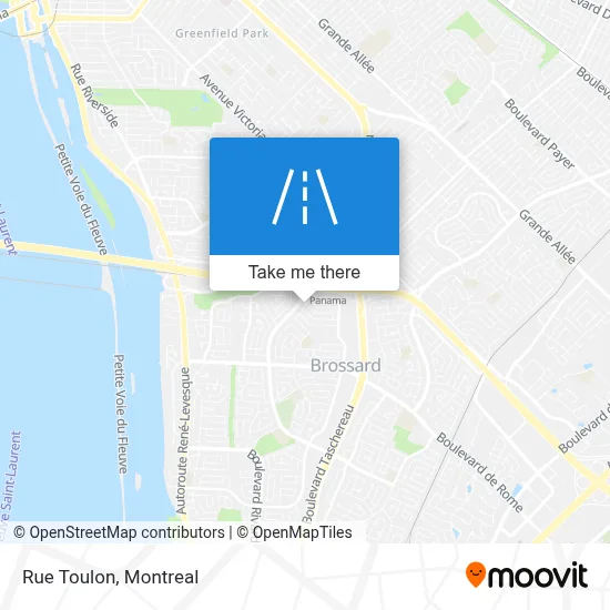 Rue Toulon map