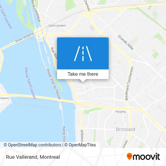 Rue Vallerand map