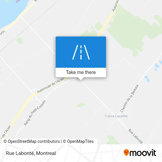 Rue Labonté map