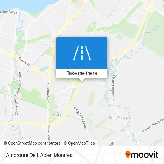 Autoroute De L'Acier map