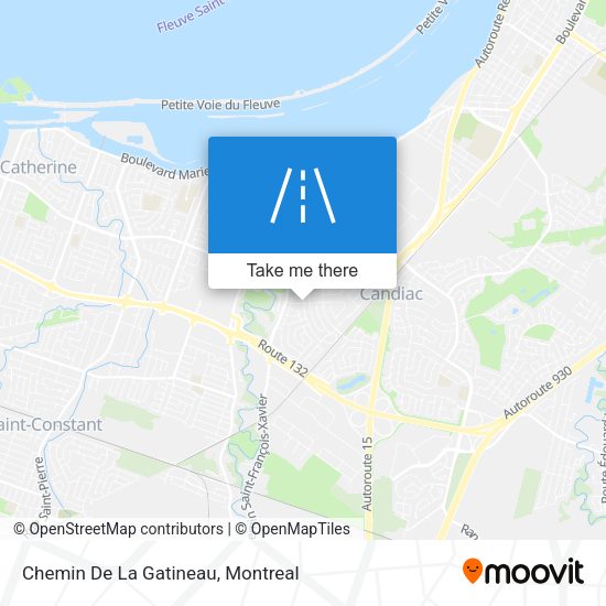 Chemin De La Gatineau map