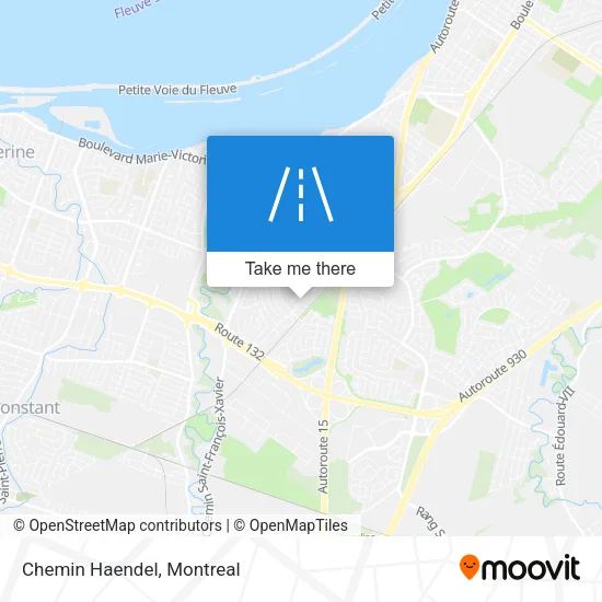 Chemin Haendel map