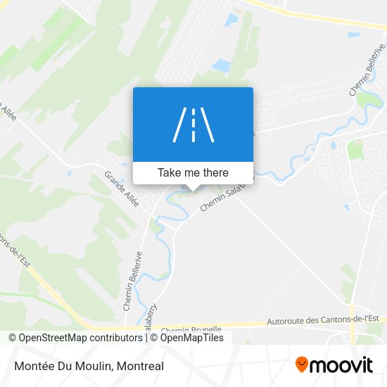 Montée Du Moulin map