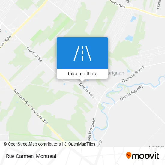 Rue Carmen map